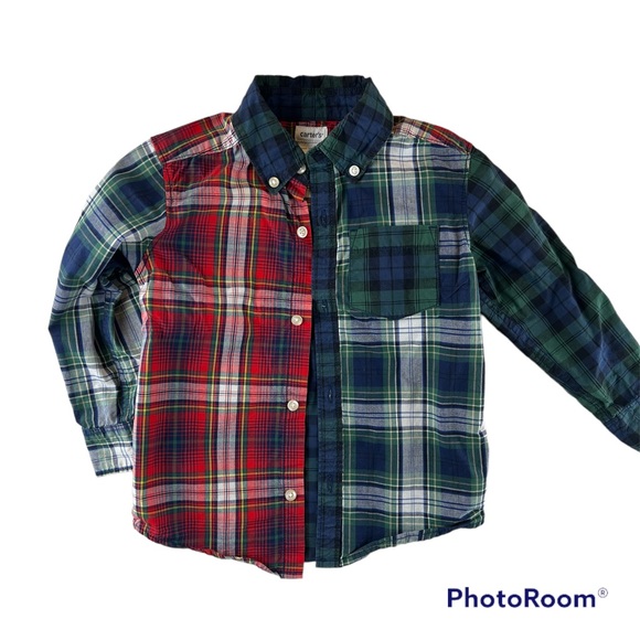 Carter's Other - Baby Multi Plaid Twill Button-Front Shirt